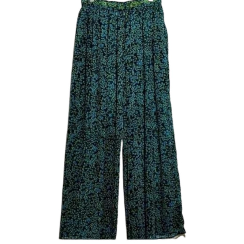 Free People Intimately Sleepin In Printed Chiffon Wide-Leg Pants - S - Picture 8 of 12